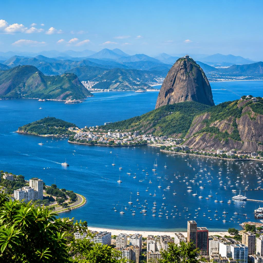 Paisagem de Rio de Janeiro, Brasil
